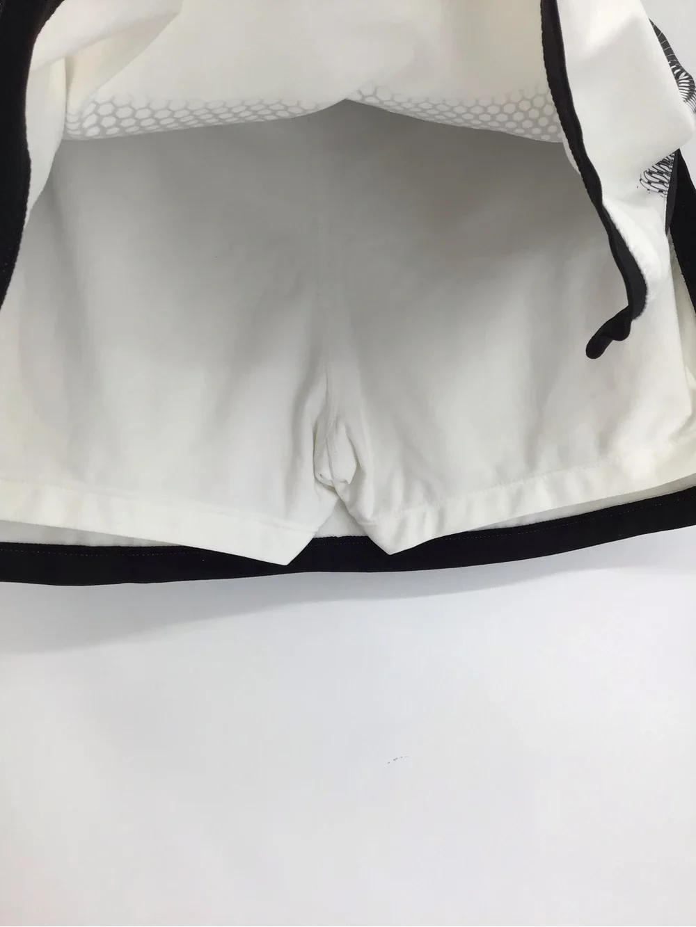 Nike Tennis Pickelball Golf Dri-Fit Skort Athletic Black White Size Medium